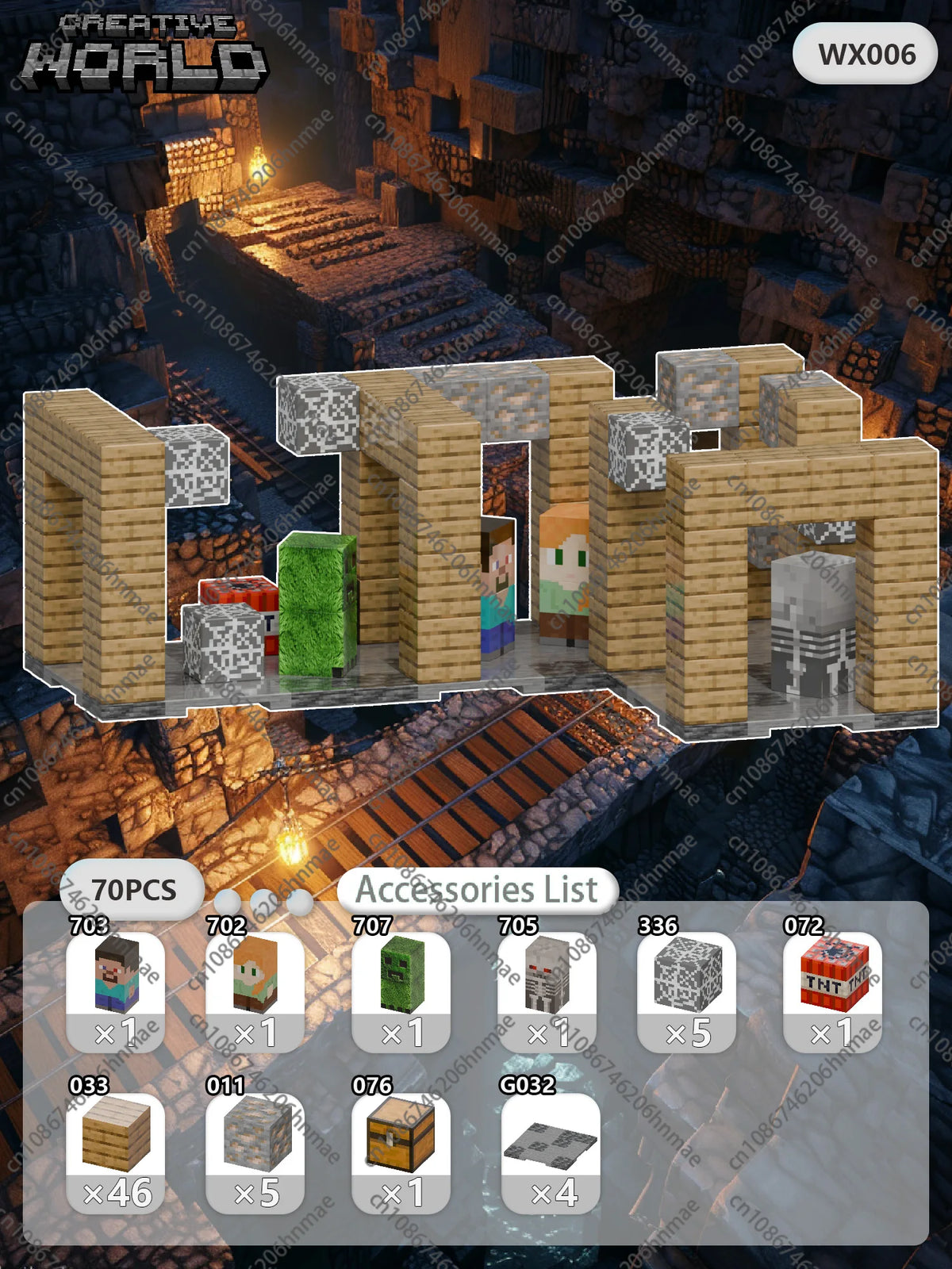 Zestaw Magnetycznych Klocków Kreatywnych™