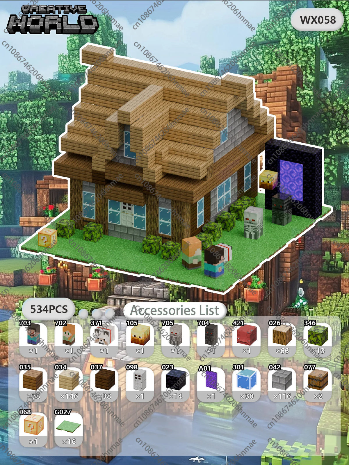 Zestaw Magnetycznych Klocków Kreatywnych™