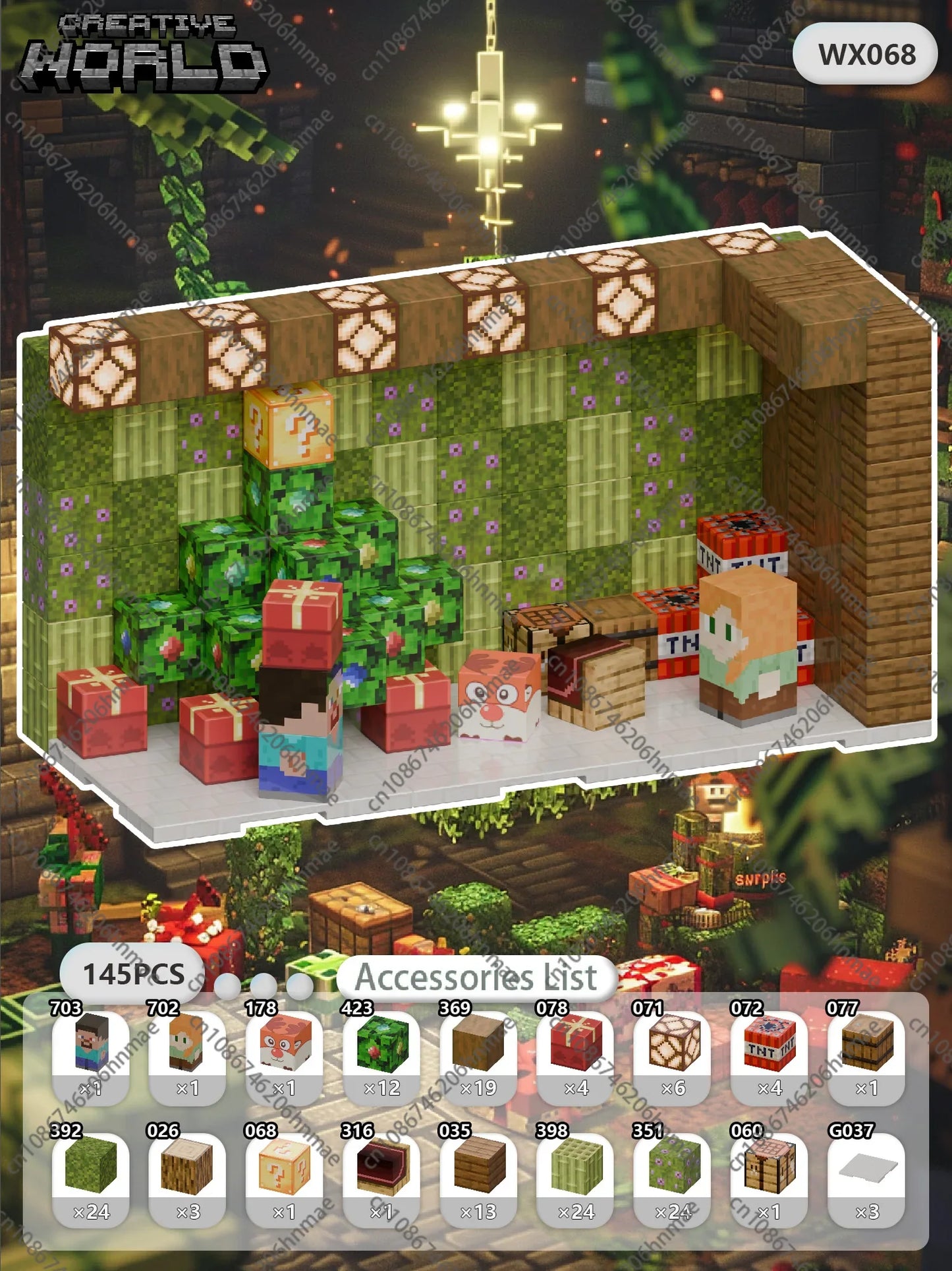 Zestaw Magnetycznych Klocków Kreatywnych™ - WX068-145pcs