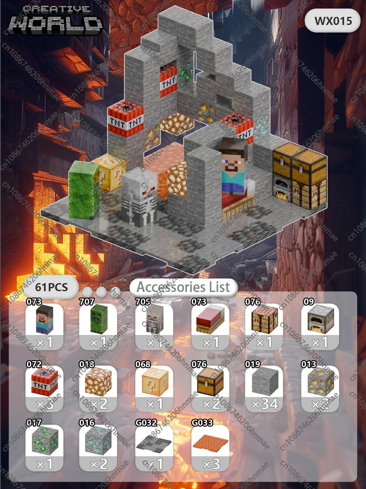 Zestaw Magnetycznych Klocków Kreatywnych™