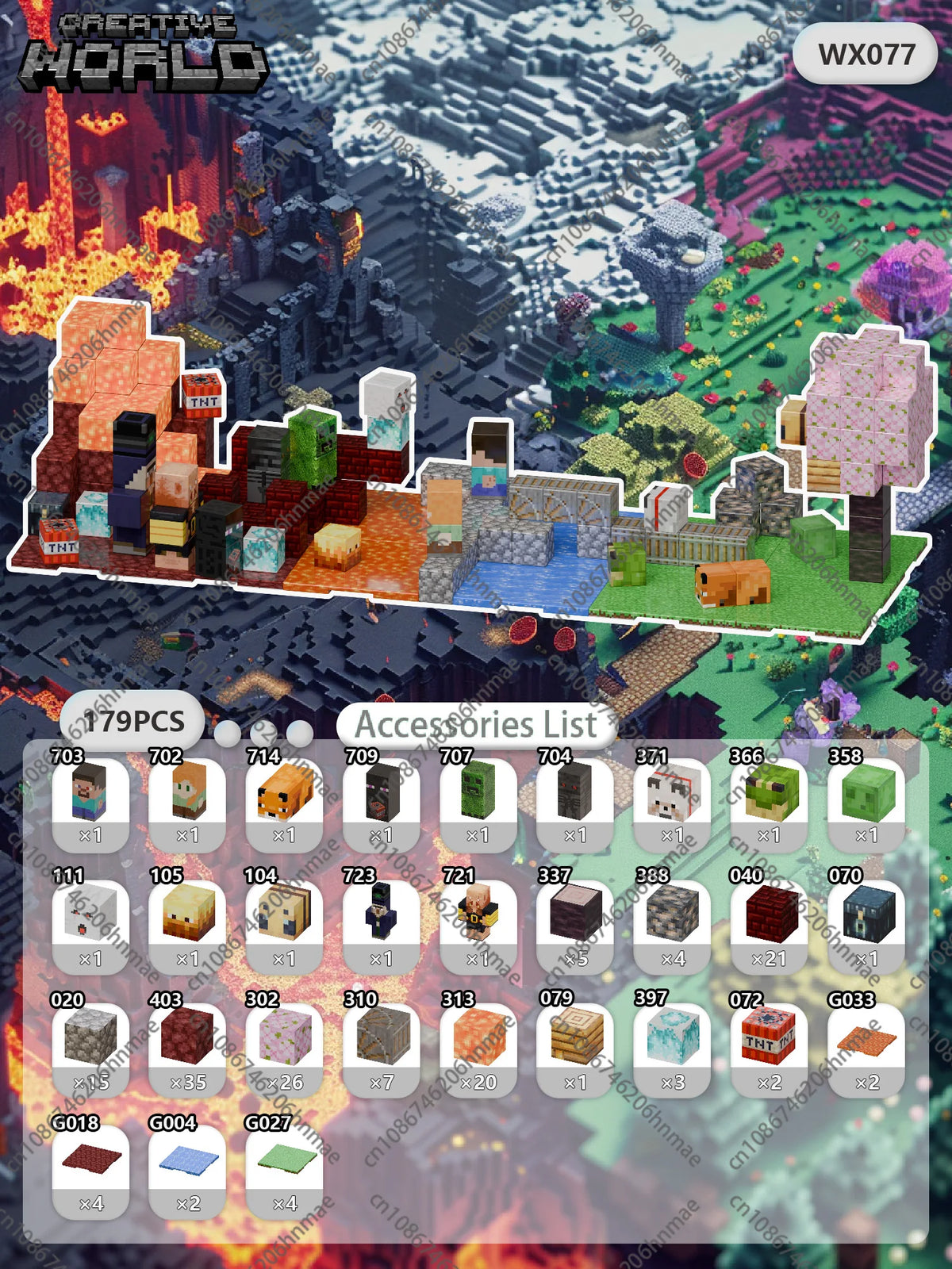 Zestaw Magnetycznych Klocków Kreatywnych™