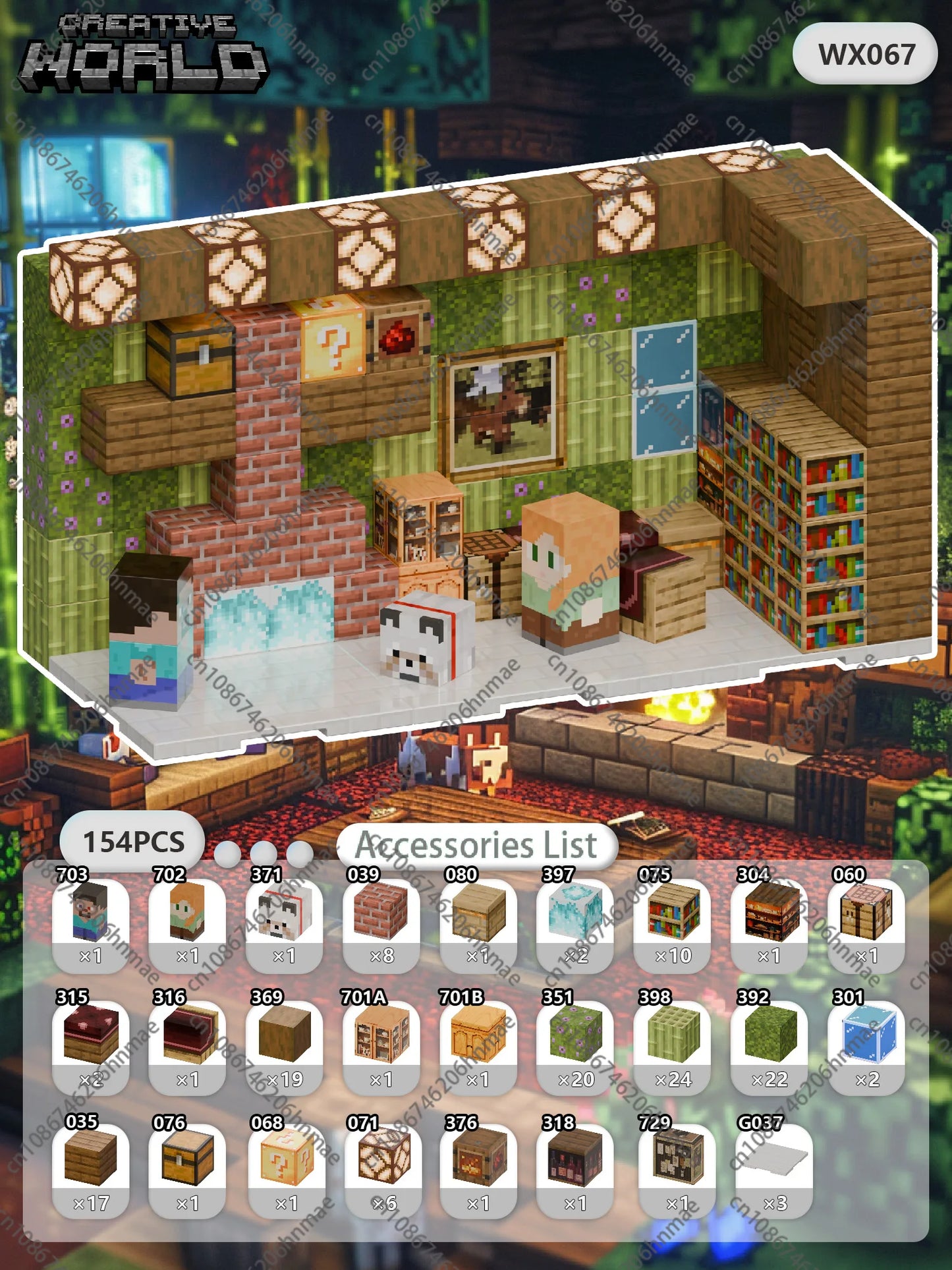 Zestaw Magnetycznych Klocków Kreatywnych™